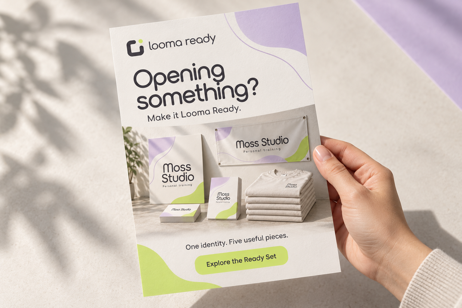 Materials & finish — illustrative fictional business concept