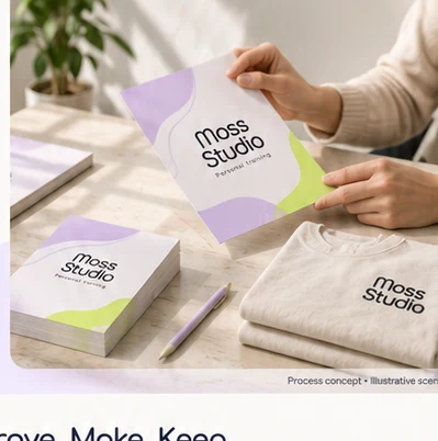 Illustrative Looma Ready product mockup